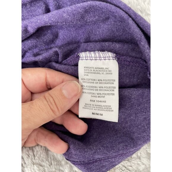 Majestic LSU Purple and Gold Eye of The Tiger Medium Women's T-Shirt - Picture 4 of 8